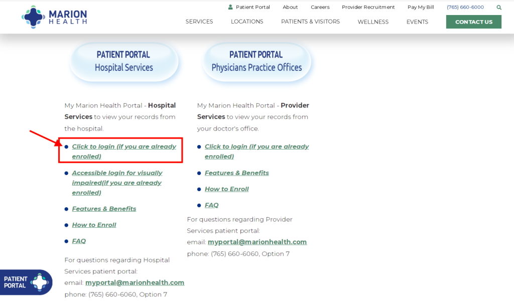 Marion General Hospital Patient Portal 