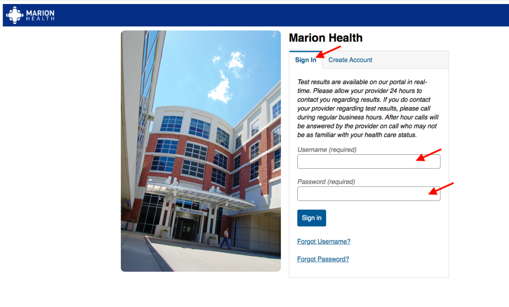 Marion General Hospital Patient Portal 
