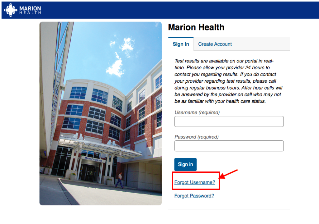 Marion General Hospital Patient Portal 