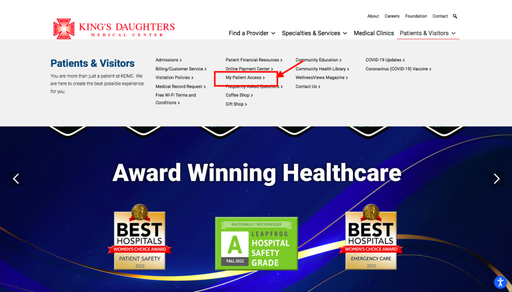 King's Daughters Medical Center Brookhaven Patient Portal