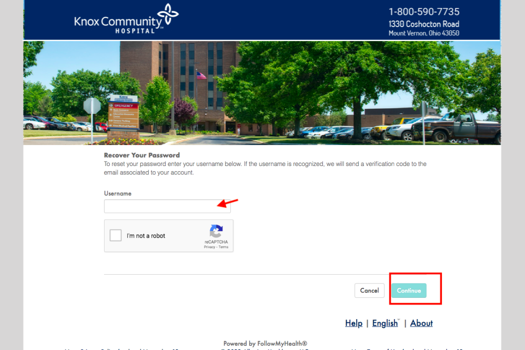 Knox Community Hospital Patient Portal