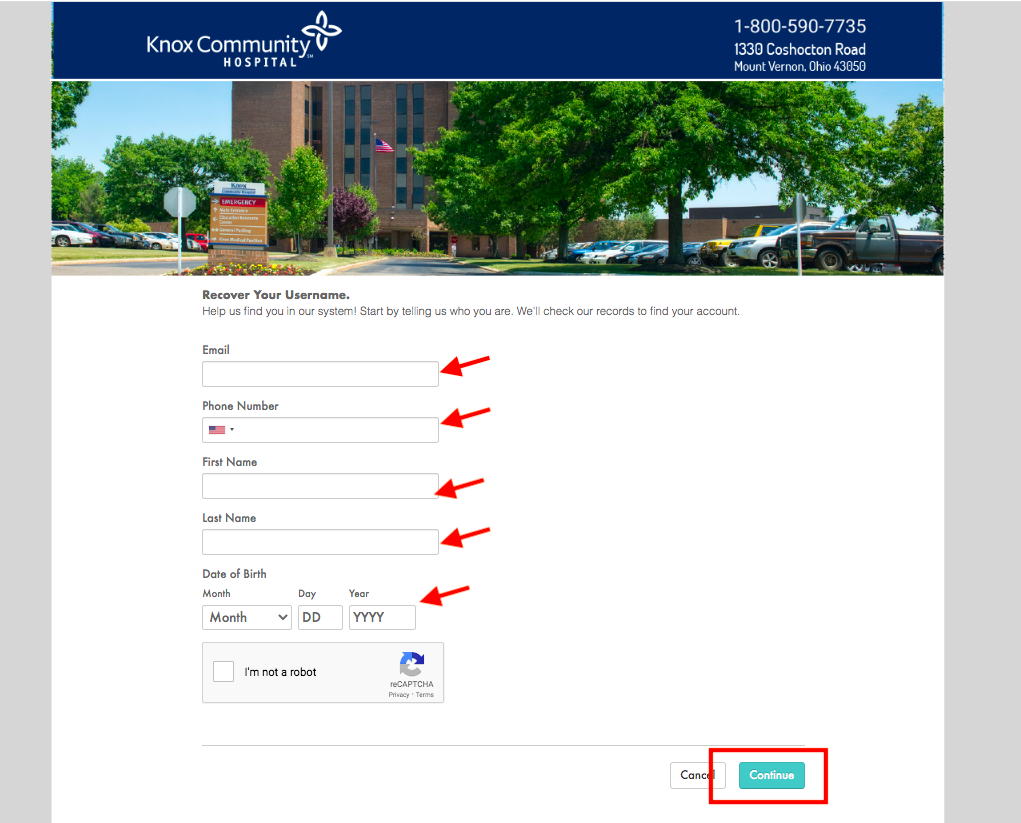 Holzer Medical Center Patient Portal