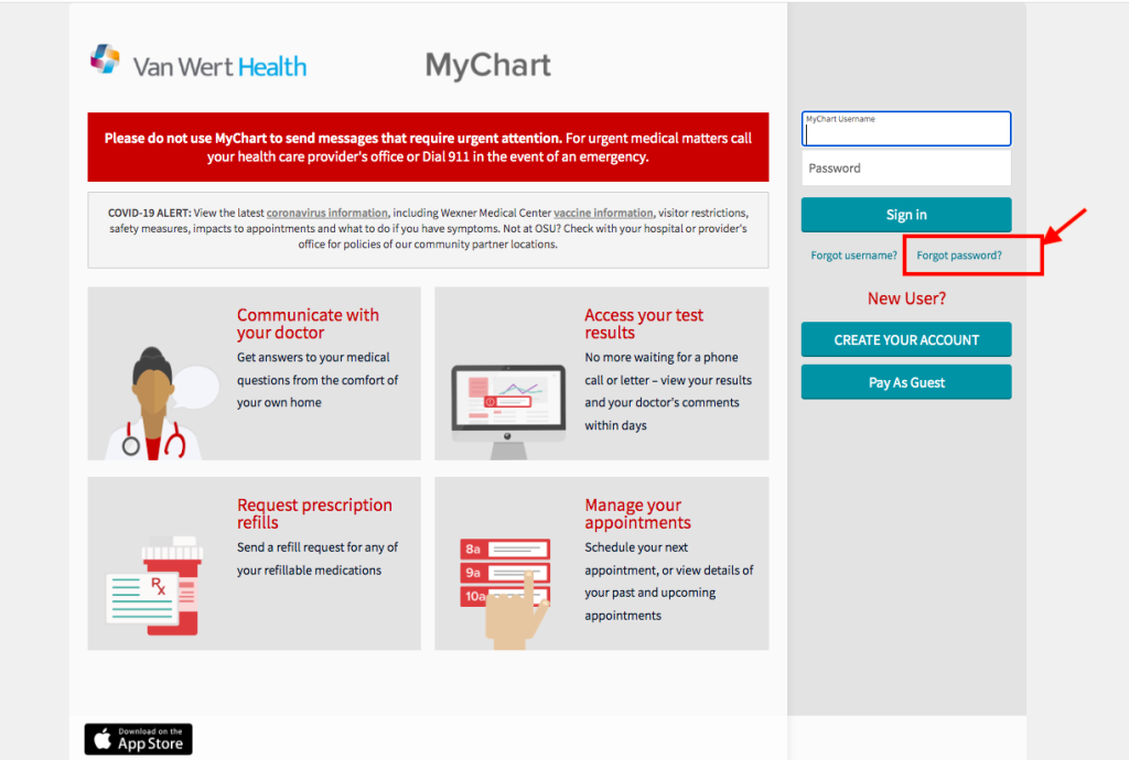 Van Wert County Hospital Patient Portal