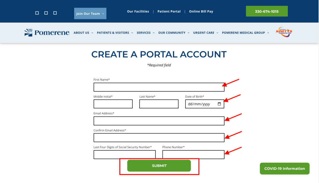 Pomerene Hospital Patient Portal