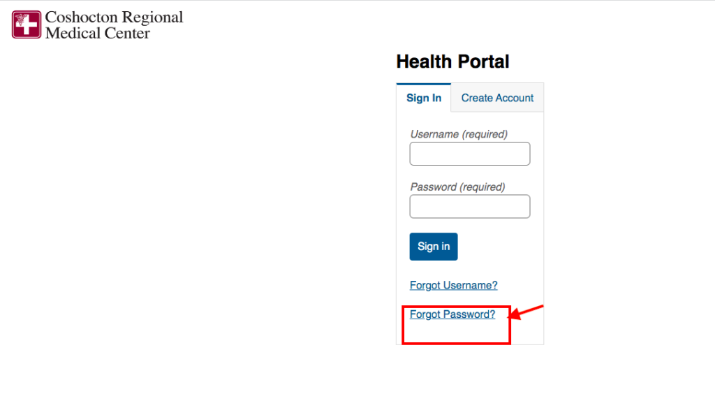 Coshocton Regional Medical Center Patient Portal