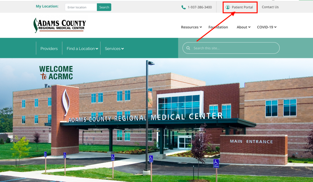 Adams County Regional Medical Center Patient Portal 