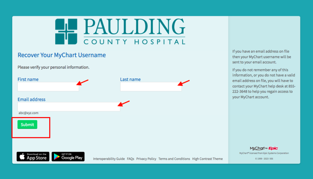 Paulding County Hospital Patient Portal