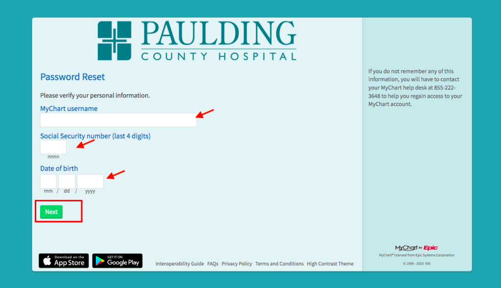 Paulding County Hospital Patient Portal