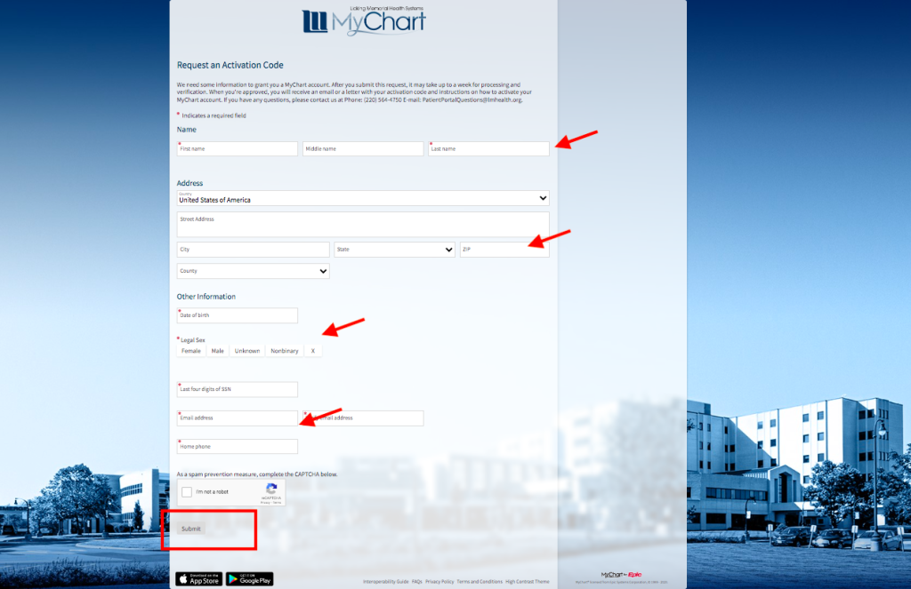 Licking Memorial Hospital Patient Portal