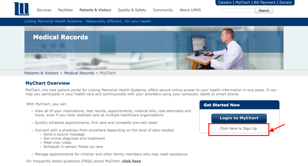 Licking Memorial Hospital Patient Portal