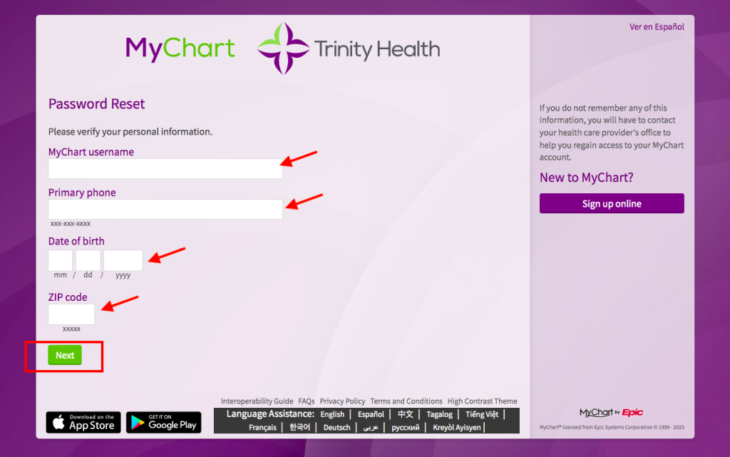 Mount Carmel New Albany Surgical Hospital Patient Portal