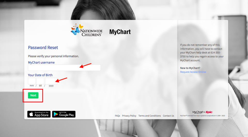 Nationwide Children's Hospital Patient Portal