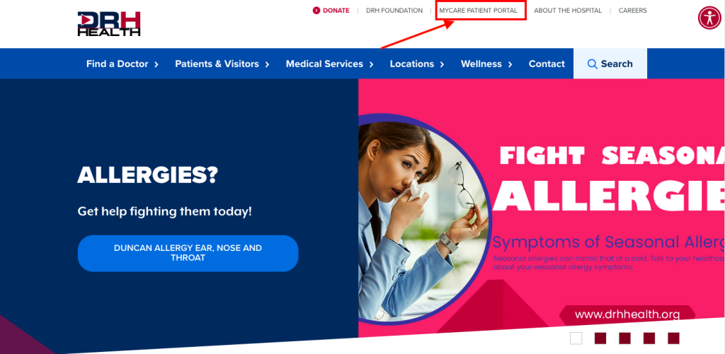 Duncan Regional Hospital Patient Portal