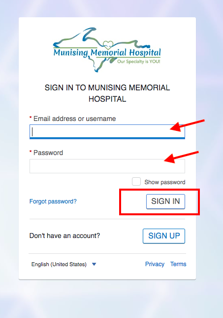 Munising Memorial Hospital Patient Portal