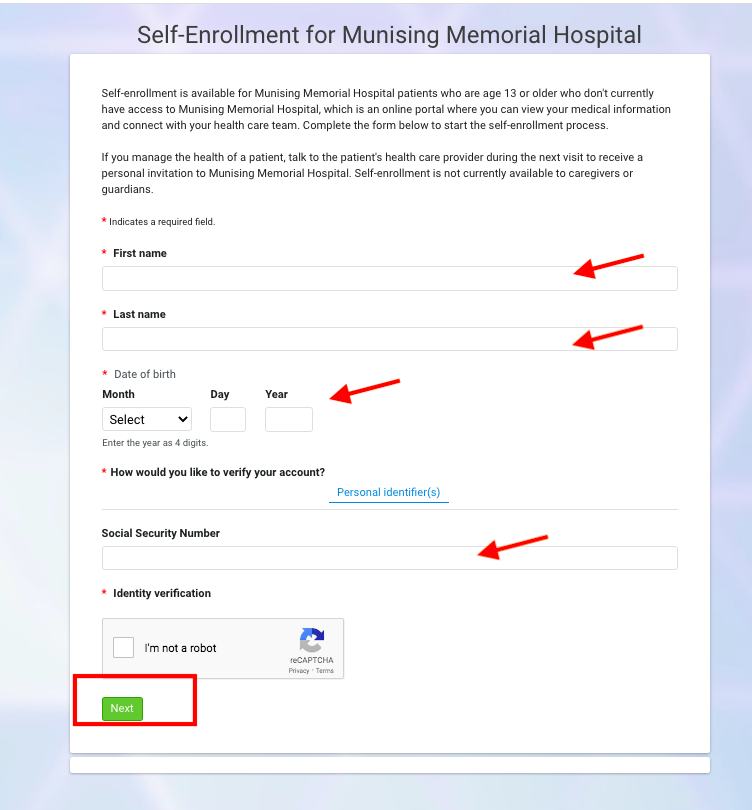 Munising Memorial Hospital Patient Portal