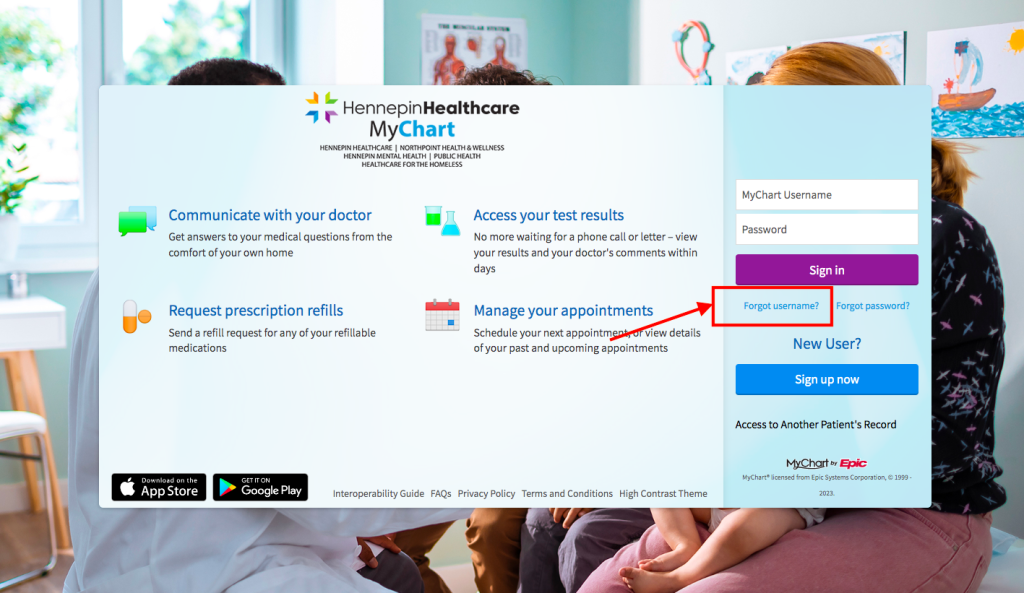 Hennepin County Medical Center Patient Portal