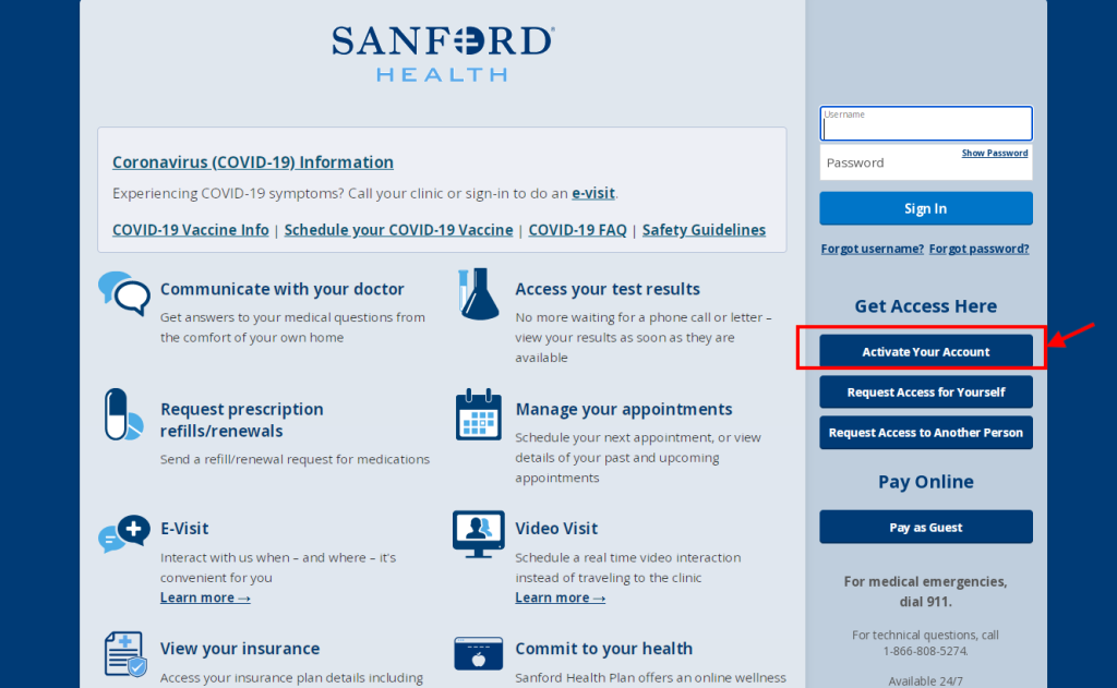 Sanford Worthington Medical Center Patient Portal