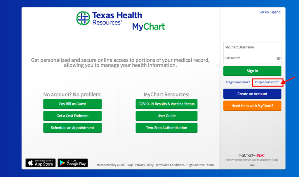 Texas Health Hospital Mansfield Patient Portal