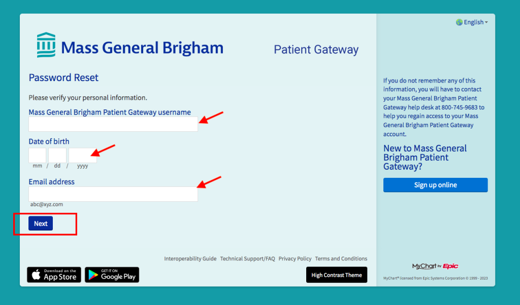 Martha's Vineyard Hospital Patient Portal