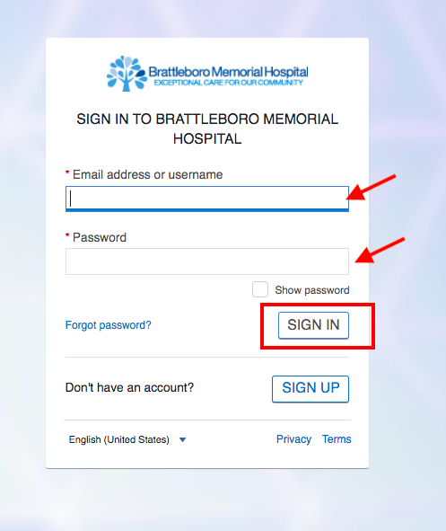 Brattleboro Memorial Hospital Patient Portal
