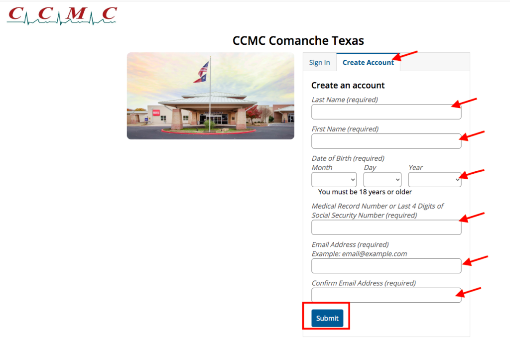 Comanche County Medical Center Patient Portal
