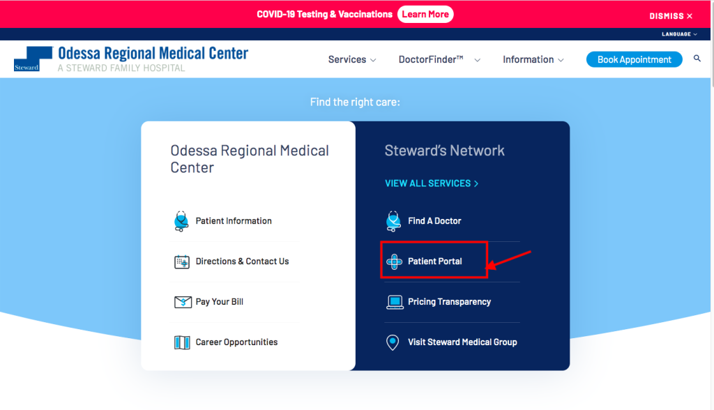 Odessa Regional Medical Center Patient Portal