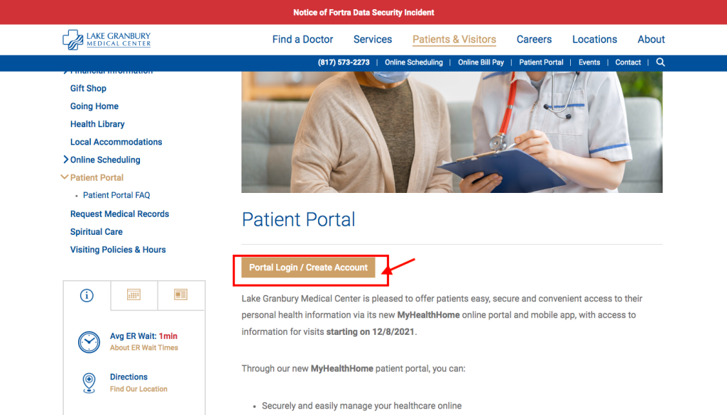 Lake Granbury Medical Center Patient Portal 