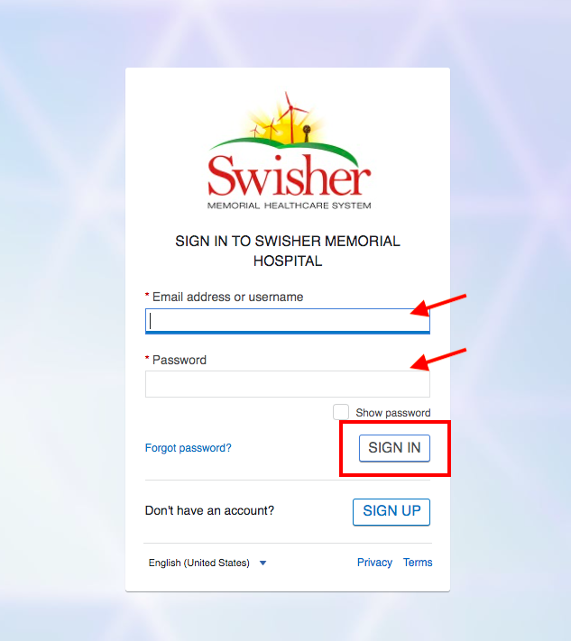 Swisher Memorial Hospital Patient Portal
