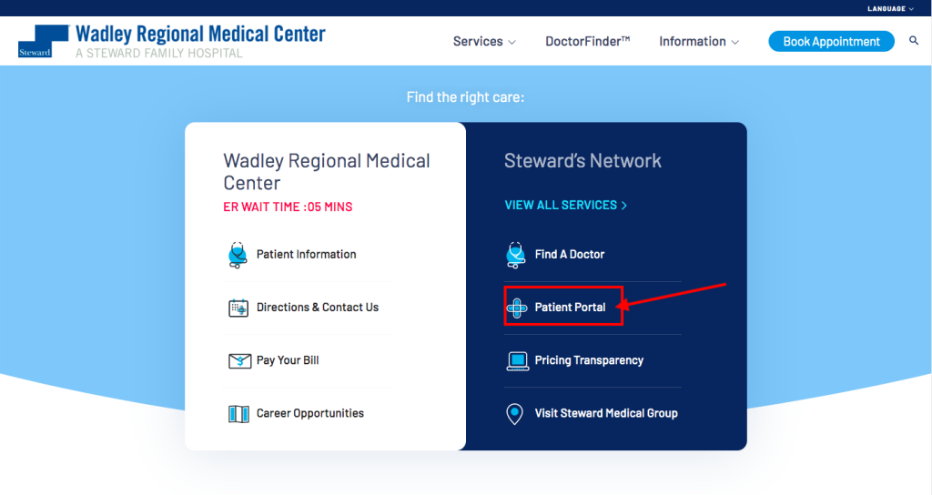 Wadley Regional Medical Center Patient Portal
