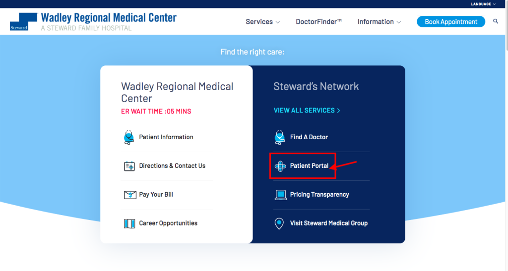 Wadley Regional Medical Center Patient Portal