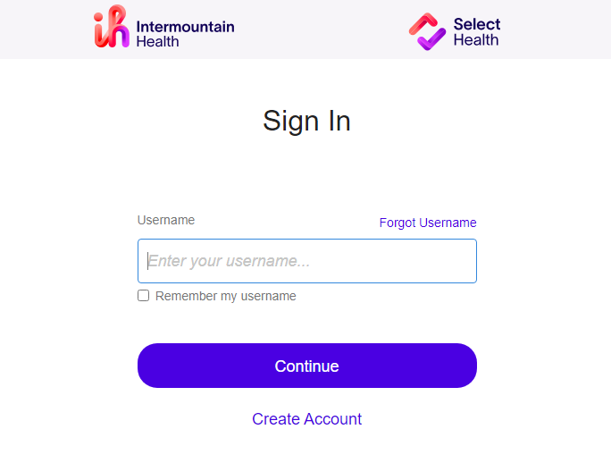 Intermountain Healthcare Portal Sign In
