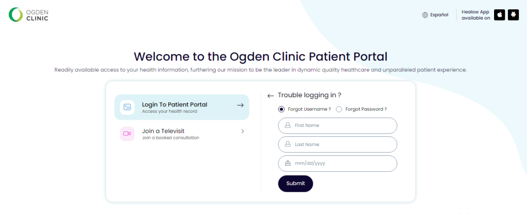Ogden Clinic Patient Portal 