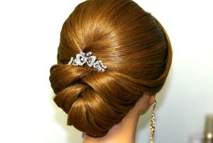 simple wedding hairstyle 