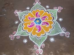 simple kolam designs with dots