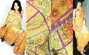 kantha work blouse design 