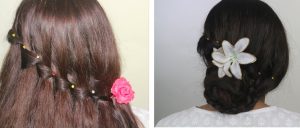 hairstyle for dandiya 