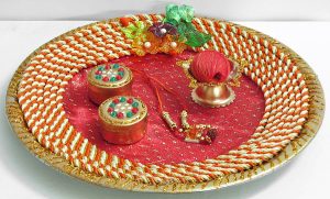 navaratri Puja thali decoration