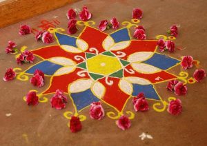 rangoli design for kids 