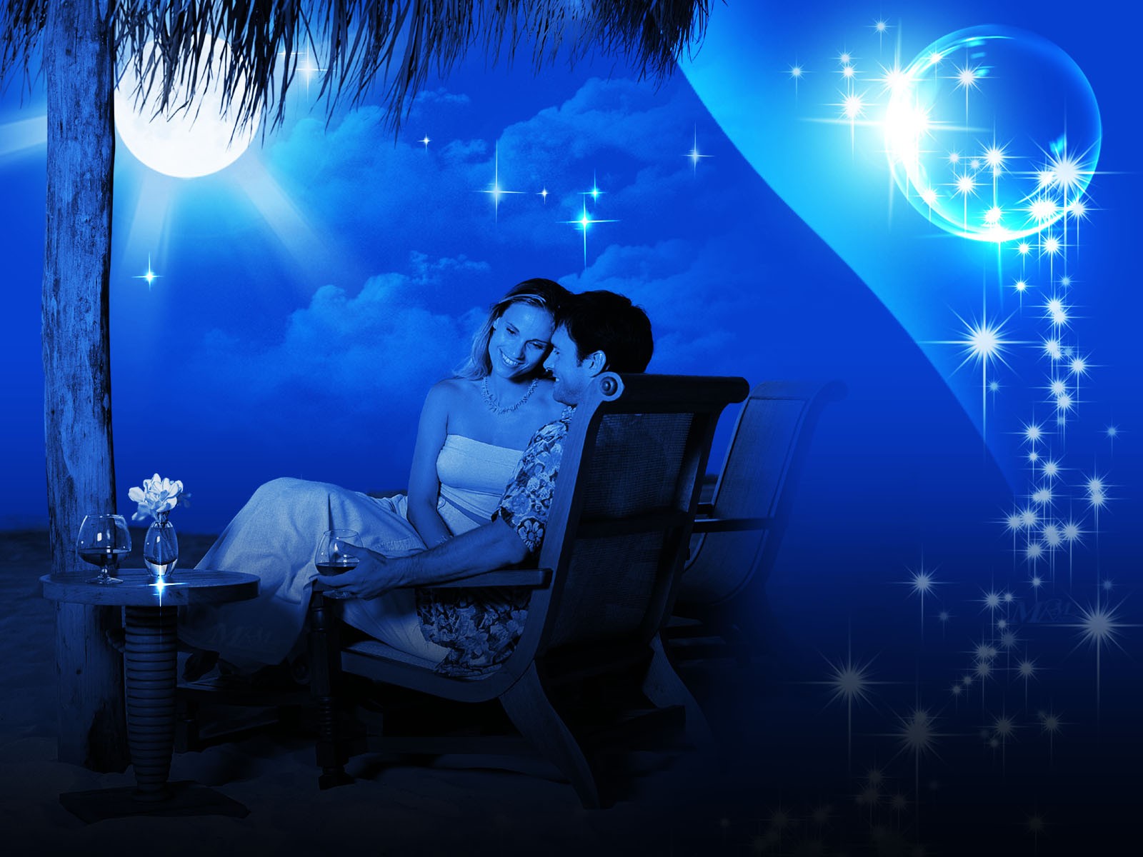love couple night images