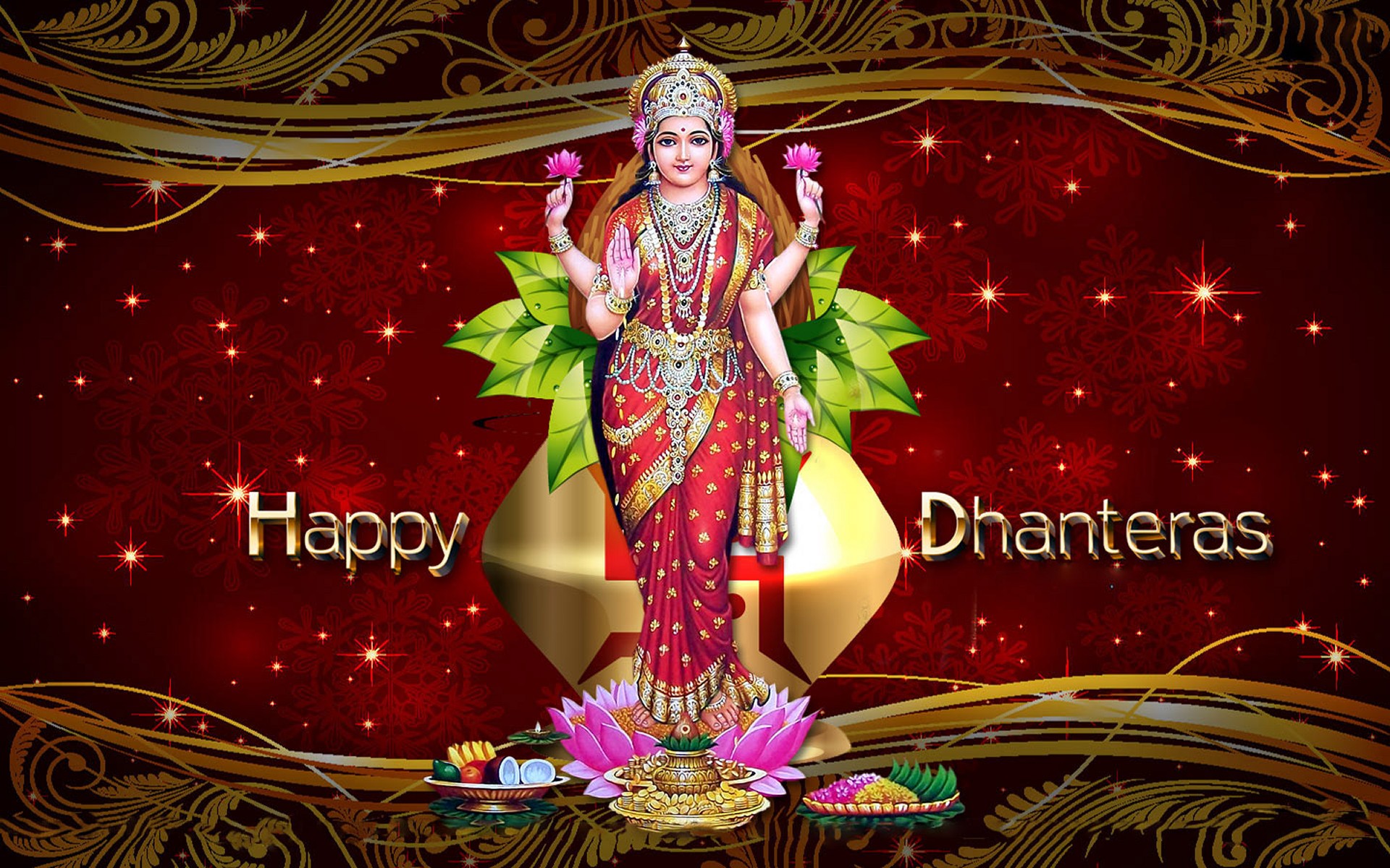 happy dhanteras goddess lakshmi images