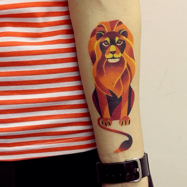 Lion Tattoo Designs On Hand For Men