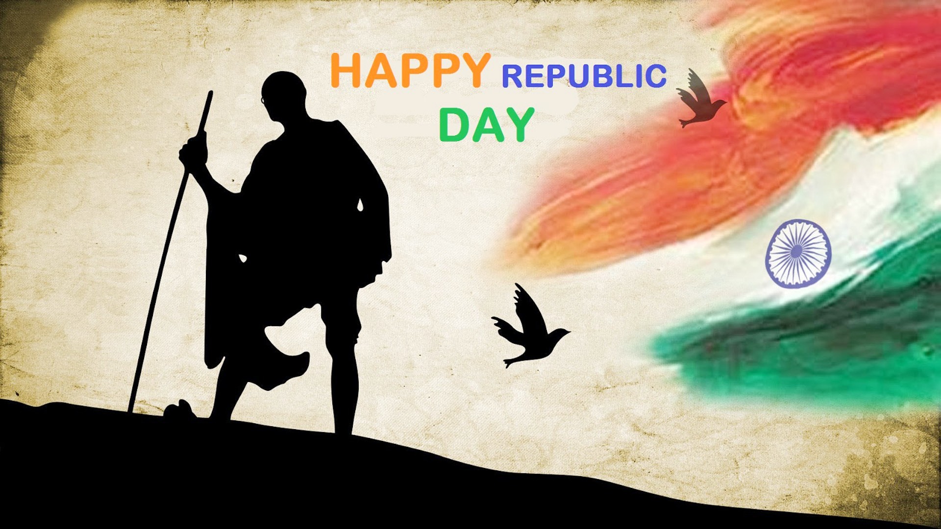 republic day mahatma gandhi images 