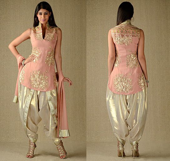 dhoti salwar kameez latest collection 