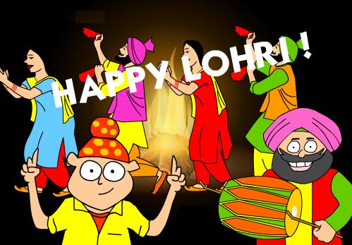 happy lohri funny hd wallpapers 