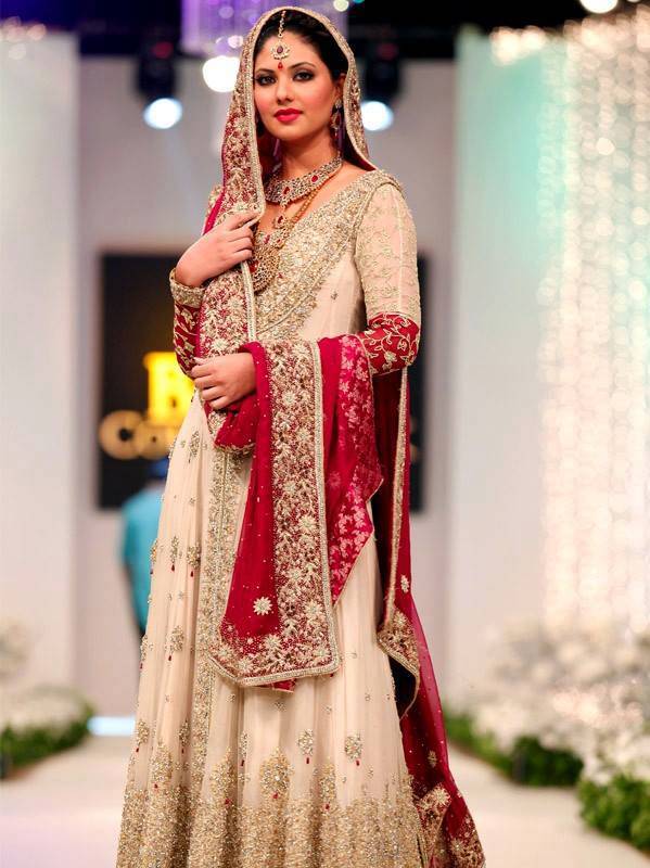 most beautiful pakistani bridal lahnga designs 