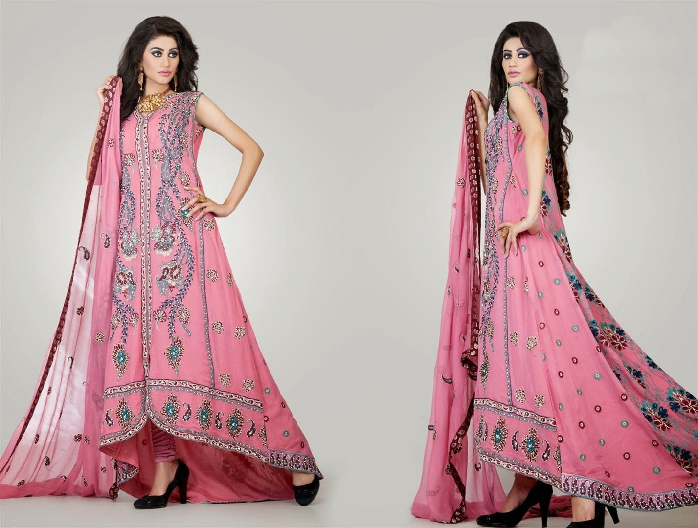 pakistani wedding dresses for mehndi ceremony 