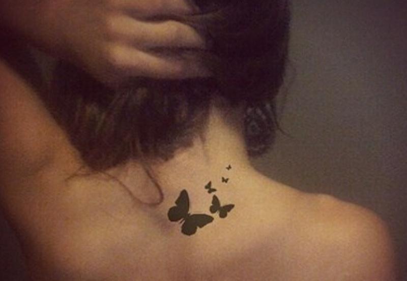 small tattoo designs for back of neck 
