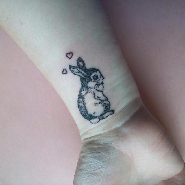 cute tattoo design for girls on wrist 