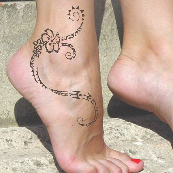 tattoo design for girls feet 