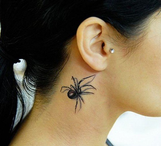 star behind the ear tattoo designs 